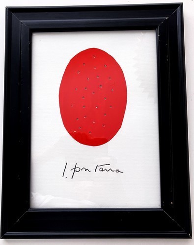 Lucio fontana tempera - lucio,