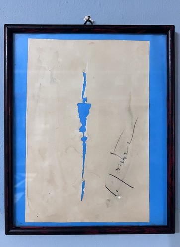 Fontana lucio disegno no de - disegno,
