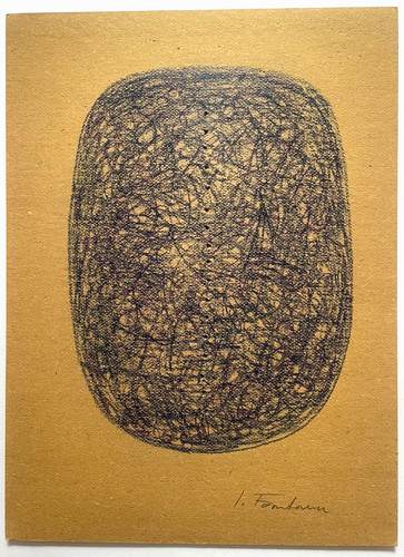 Lucio fontana carta - da, disegno
