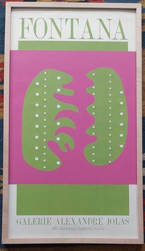 Lucio fontana poster - fontana,