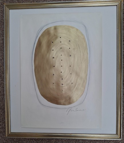Lucio fontana dipinto - -,