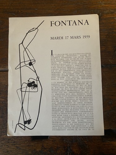 Fontana lucio invito 21 - x,