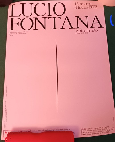 Lucio fontana poster locandina - lucio,