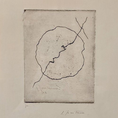 Lucio fontana acquaforte - lucio,