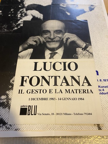 Fontana lucio manifesto - manifesto, /
