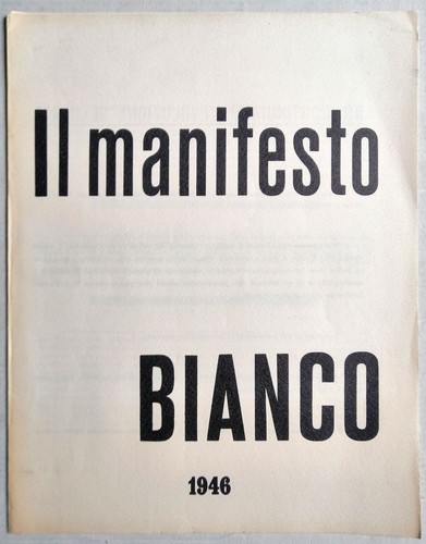 Lucio fontana il manifesto - fontana,
