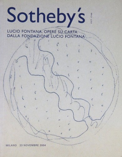 Lucio fontana opere carta - opere,